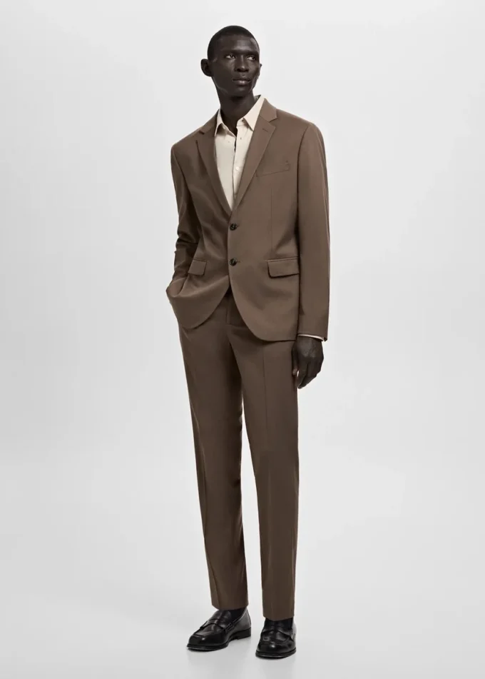 Chemise slim fit en coton