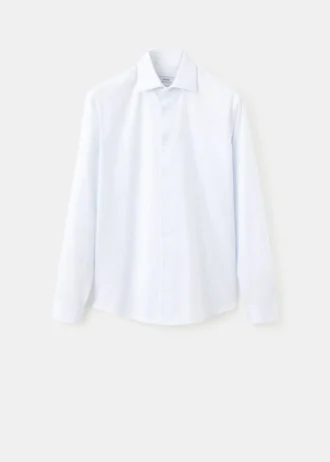 Chemise slim fit en coton