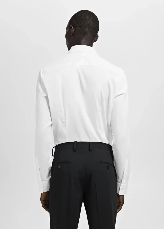 Chemise slim fit en coton