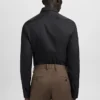 Chemise slim fit en coton