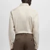 Chemise slim fit en coton