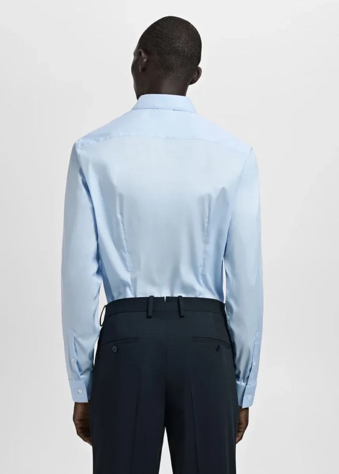 Chemise slim fit en coton