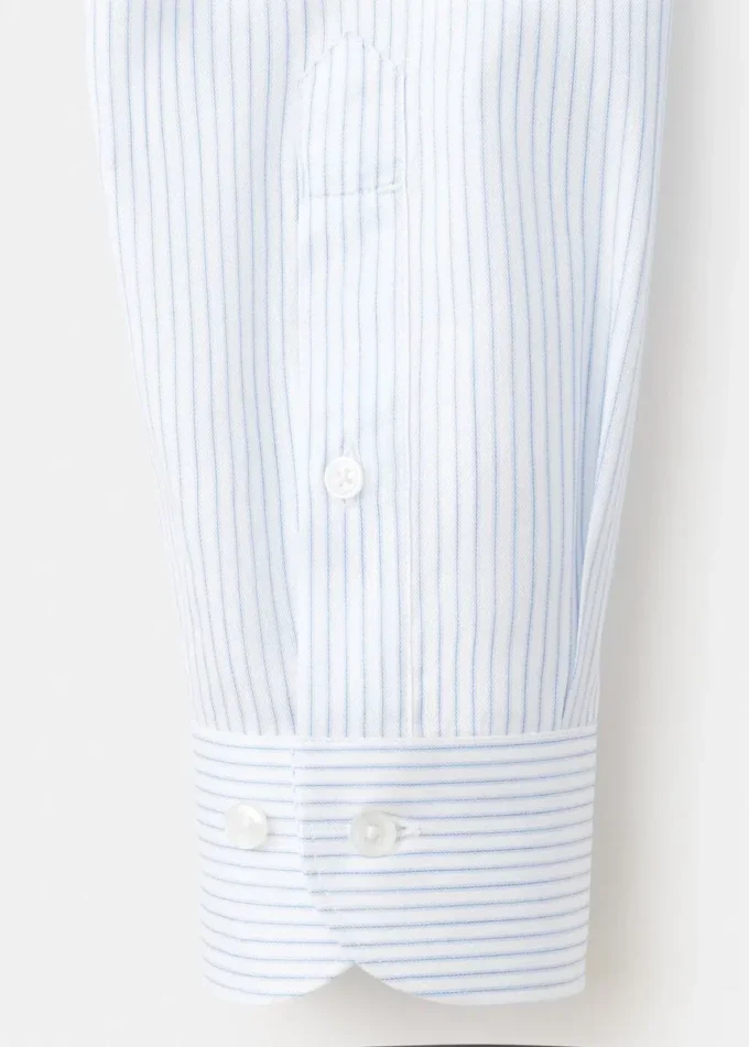 Chemise slim fit en coton