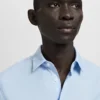 Chemise slim fit en coton