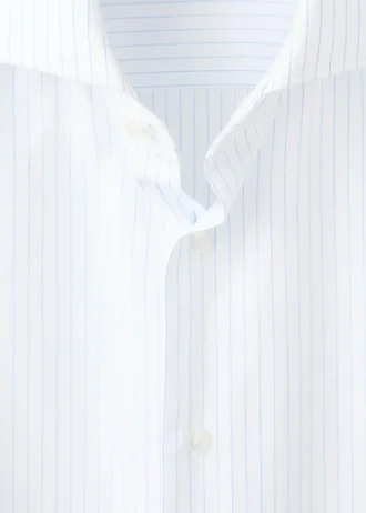 Chemise slim fit en coton rayé Chemise slim fit en coton rayé