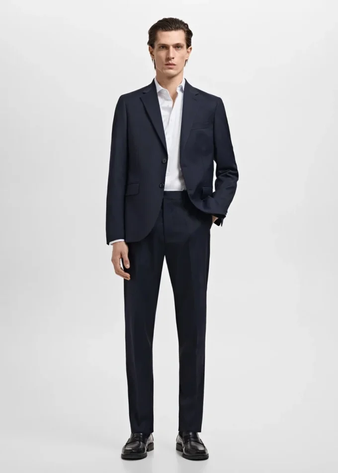 Chemise slim fit en coton rayé Chemise slim fit en coton rayé