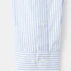 Chemise slim fit en coton rayé