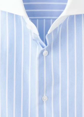 Chemise slim fit à rayures