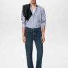 Chemise slim rayée 100 % coton