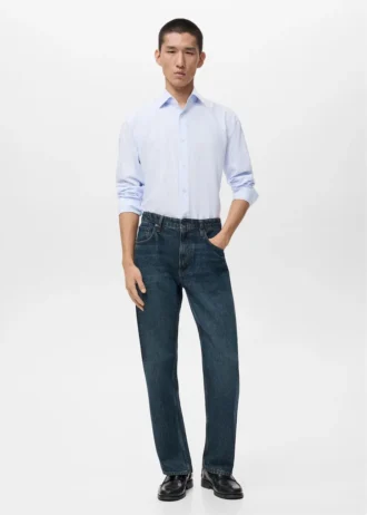 Chemise slim rayée 100 % coton Chemise slim rayée 100 % coton