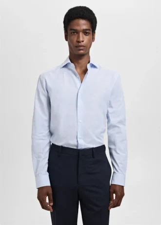 Chemise slim rayée mille rayures