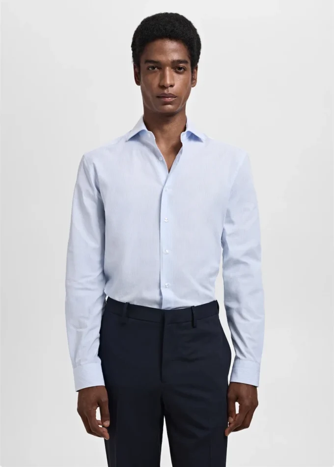 Chemise slim rayée mille rayures Chemise slim rayée mille rayures