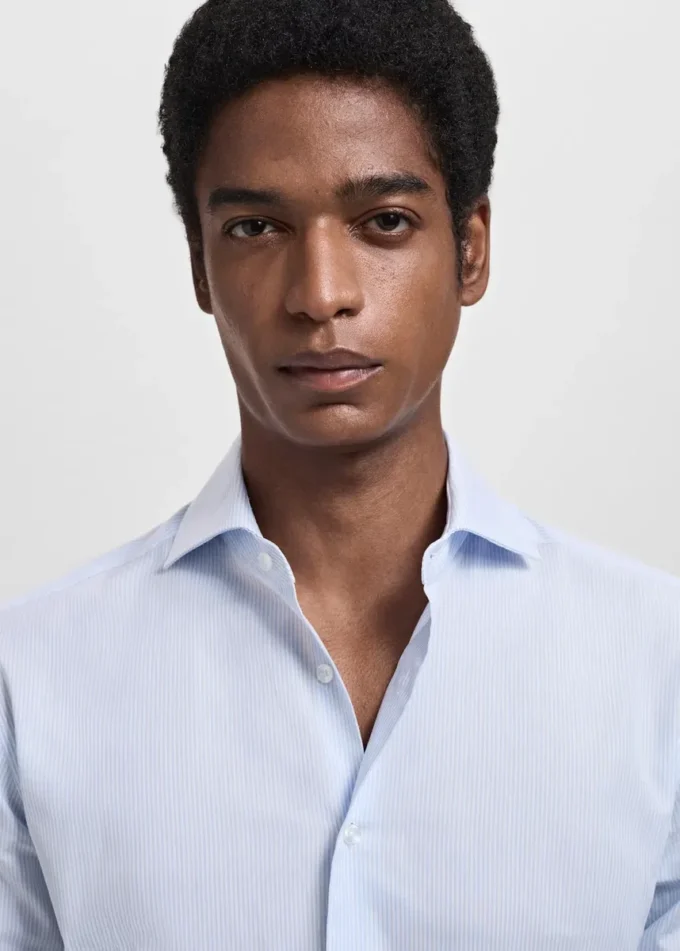 Chemise slim rayée mille rayures Chemise slim rayée mille rayures