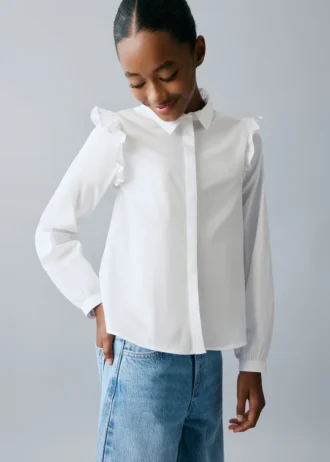 Chemise à volants