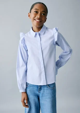 Chemise à volants