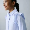 Chemise à volants