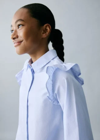 Chemise à volants