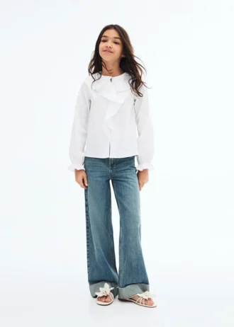 Chemise à volants