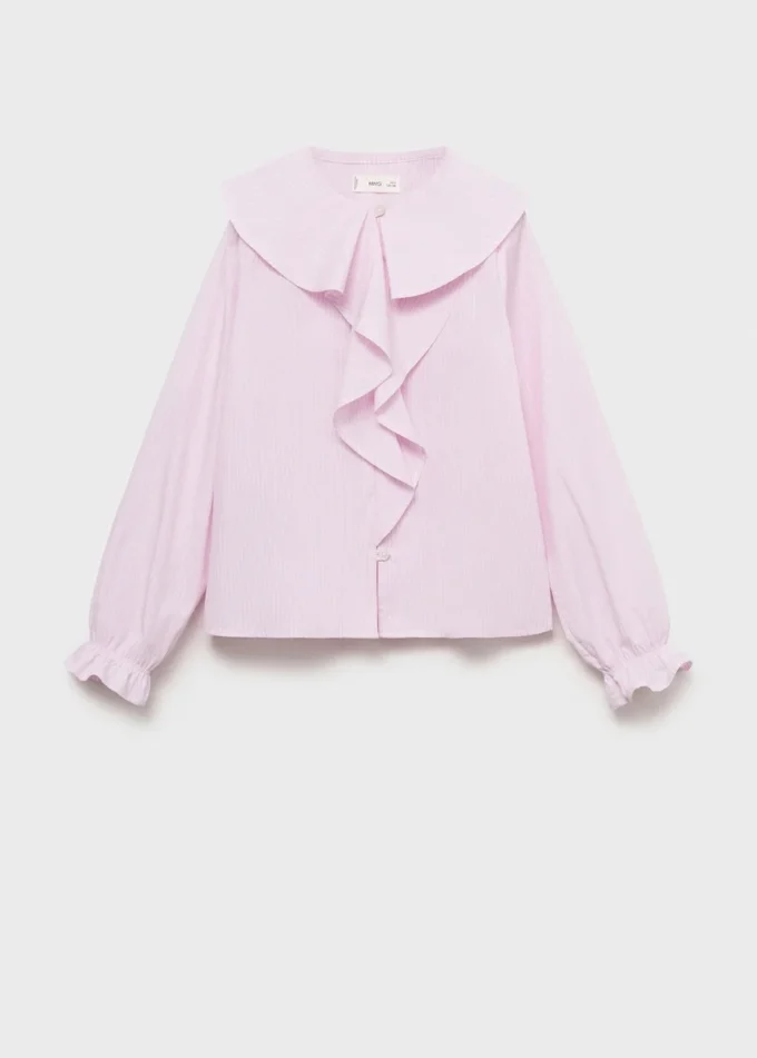 Chemise à volants