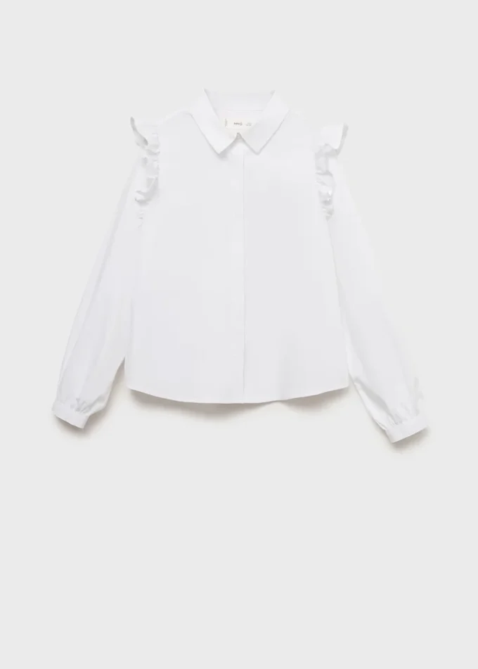 Chemise à volants