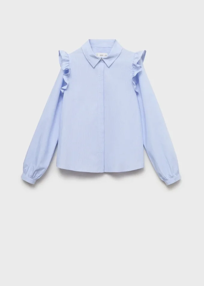 Chemise à volants