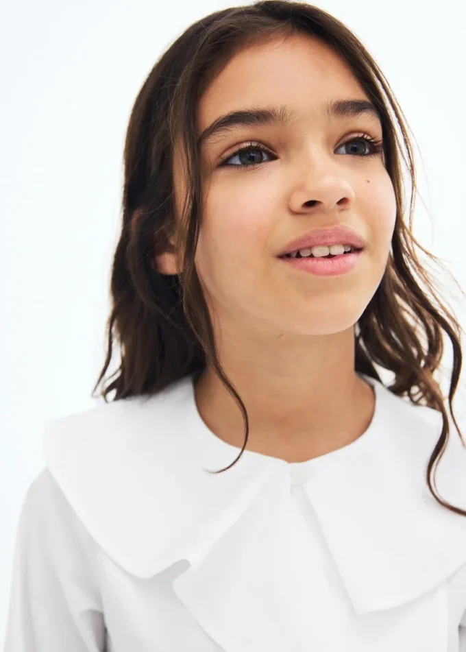 Chemise à volants
