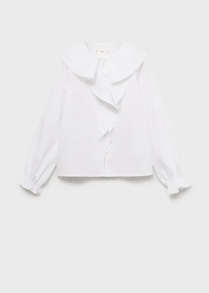 Chemise à volants