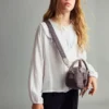 Chemise à volants froissés
