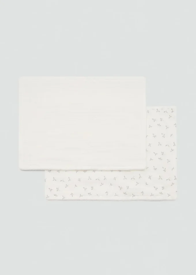 Châle en coton avec imprimé mini-fleurs Châle en coton avec imprimé mini-fleurs