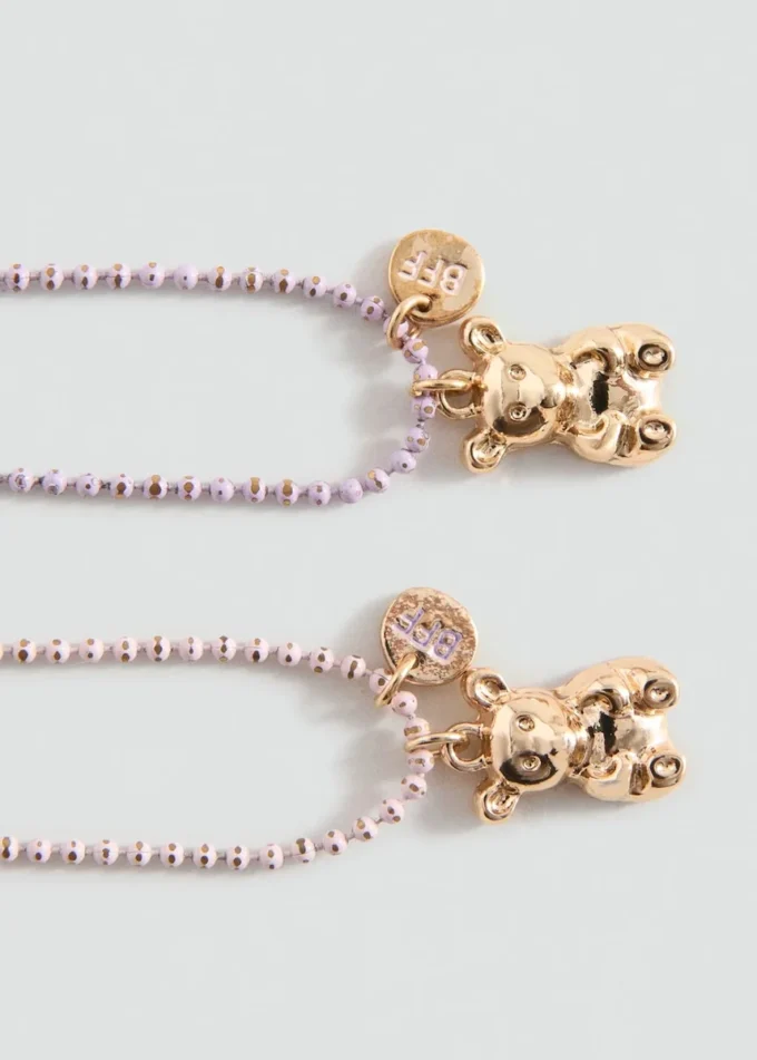 Collier chaîne ours en peluche Collier chaîne ours en peluche