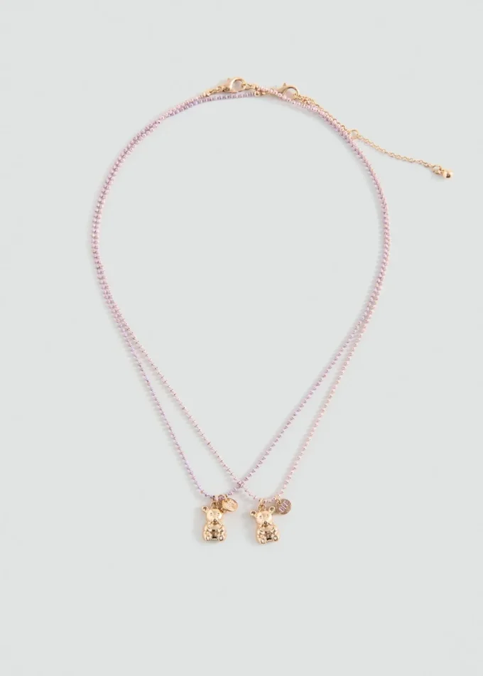 Collier chaîne ours en peluche Collier chaîne ours en peluche