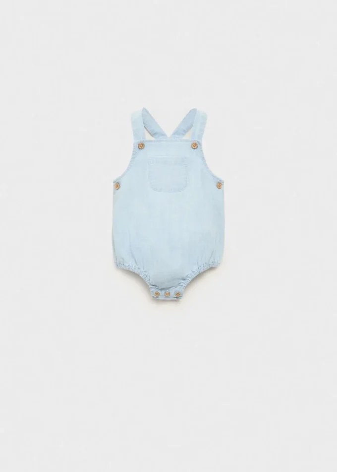 Combinaison courte en denim Combinaison courte en denim
