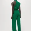 Combinaison longue asymétrique avec ceinture Combinaison longue asymétrique avec ceinture