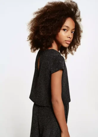 Combinaison longue en lurex