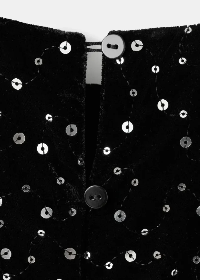 Combinaison longue à paillettes