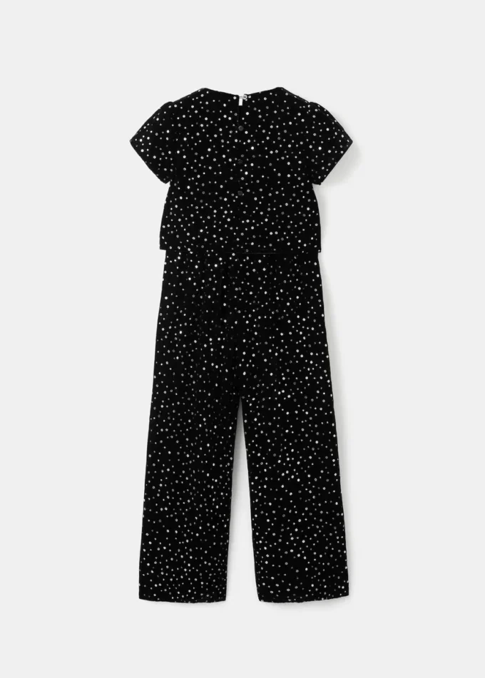 Combinaison longue à paillettes
