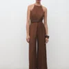Combinaison plissée avec ceinture Combinaison plissée avec ceinture