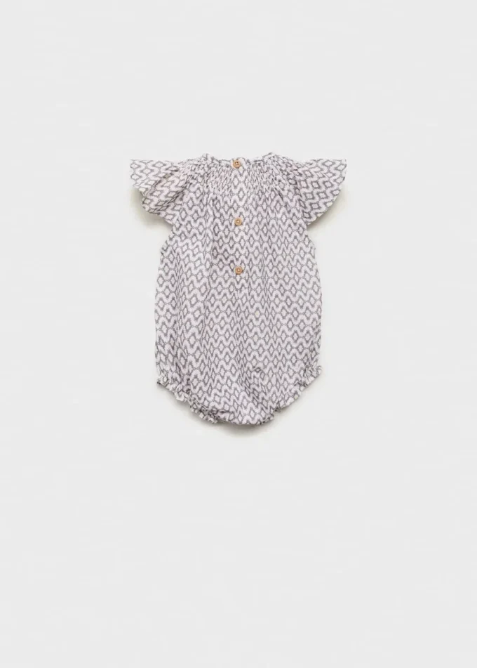Combinaison une pièce en coton imprimé Combinaison une pièce en coton imprimé