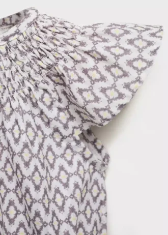 Combinaison une pièce en coton imprimé