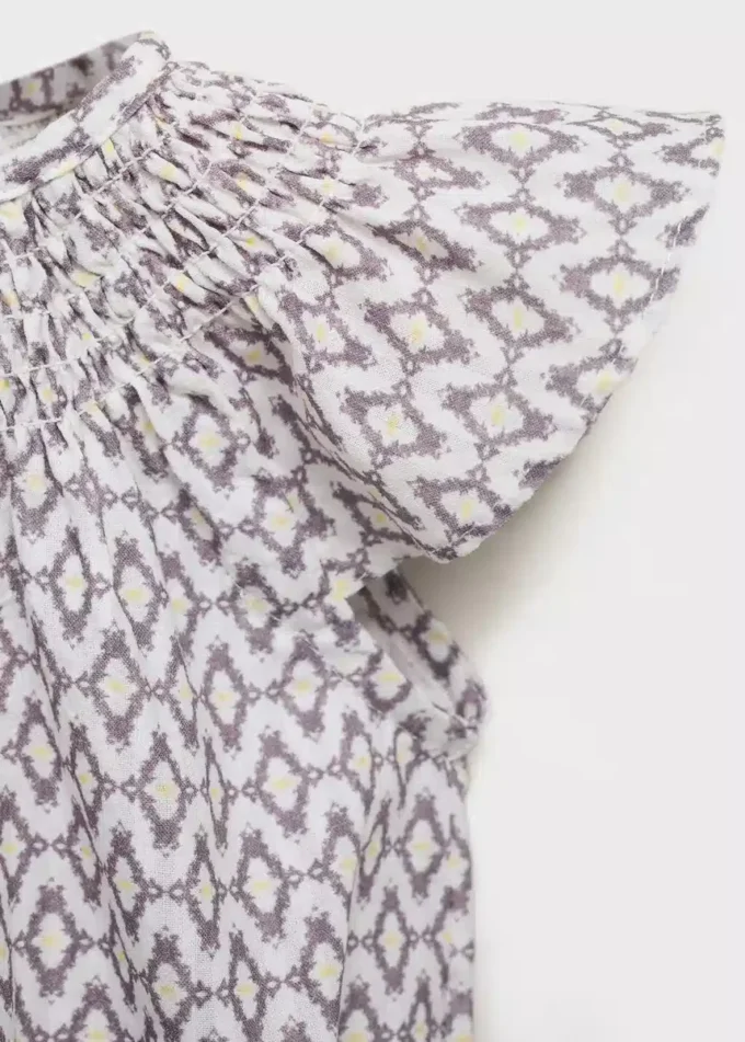 Combinaison une pièce en coton imprimé Combinaison une pièce en coton imprimé
