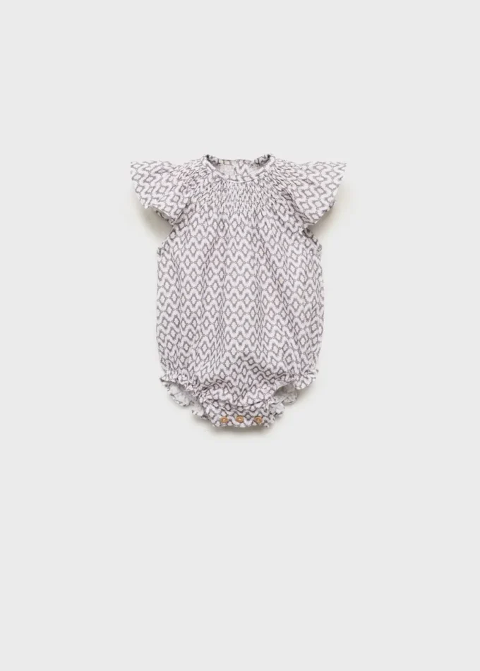 Combinaison une pièce en coton imprimé Combinaison une pièce en coton imprimé