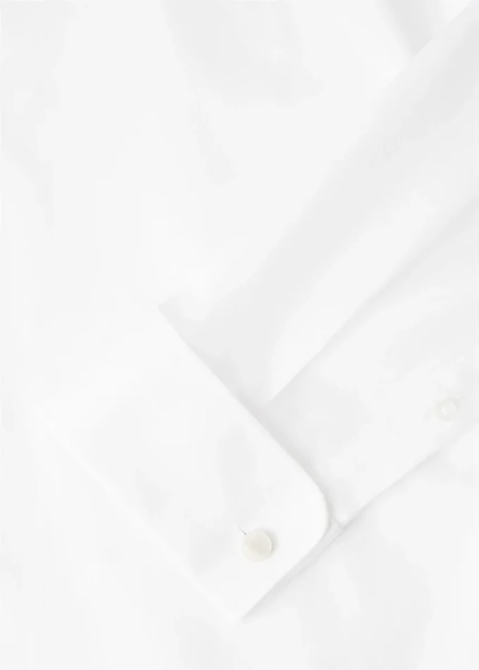 Costume slim en twill avec boutons de manchette Costume slim en twill avec boutons de manchette