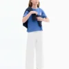 Culotte en jean avec détails de coutures Culotte en jean avec détails de coutures