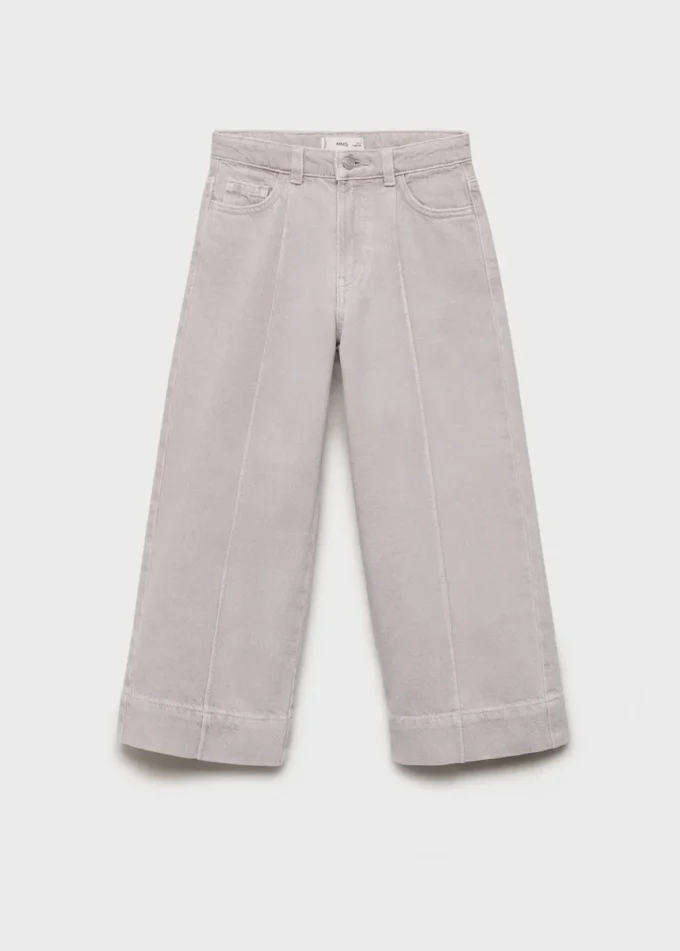 Culotte en jean avec détails de coutures Culotte en jean avec détails de coutures