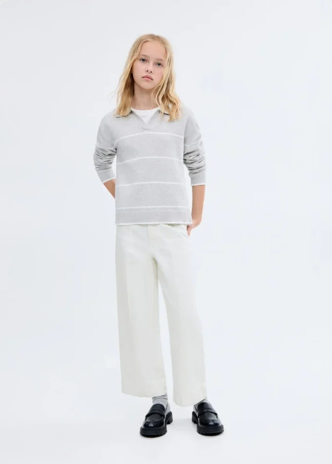 Culotte en jean avec détails de coutures Culotte en jean avec détails de coutures