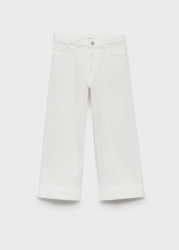 Culotte en jean avec détails de coutures Culotte en jean avec détails de coutures