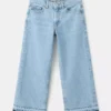 Culotte en jean taille moyenne confortable Culotte en jean taille moyenne confortable