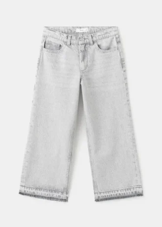 Culotte en jean taille moyenne confortable