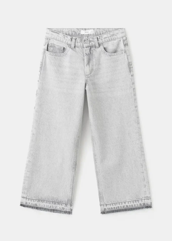 Culotte en jean taille moyenne confortable