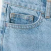 Culotte en jean taille moyenne confortable Culotte en jean taille moyenne confortable